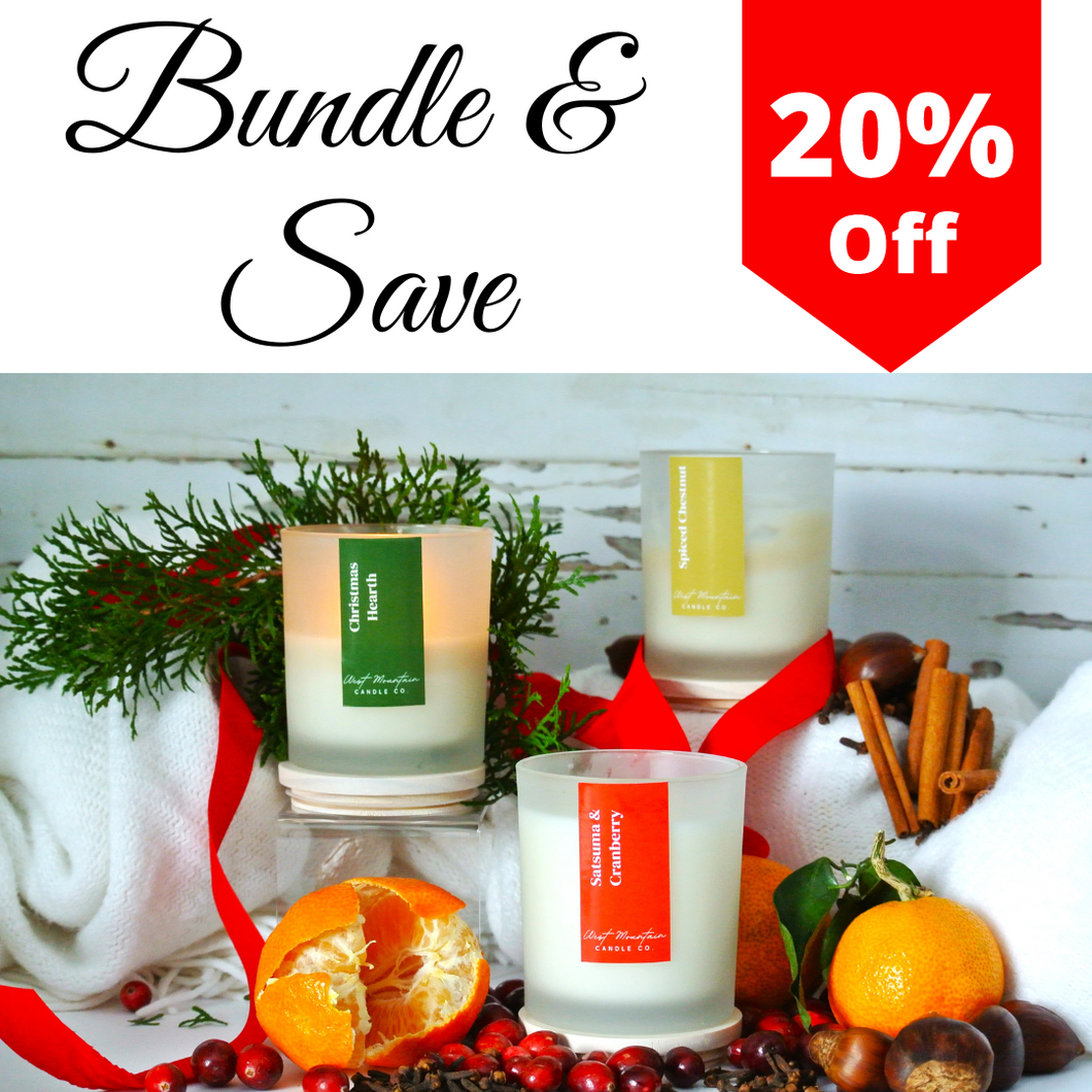 Winter Wood Wick Collection 'Bundle & Save 20%'