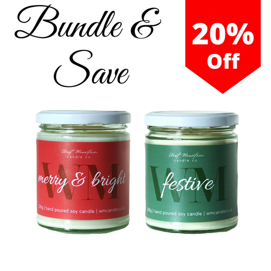 HOLIDAY CANDLE DUO